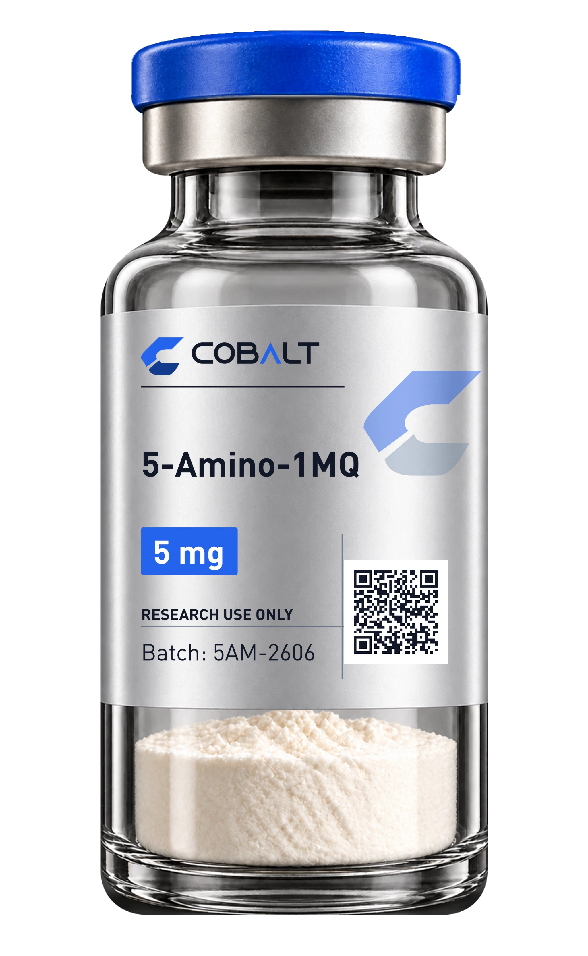 5-Amino-1MQ Silver Satin vial preview