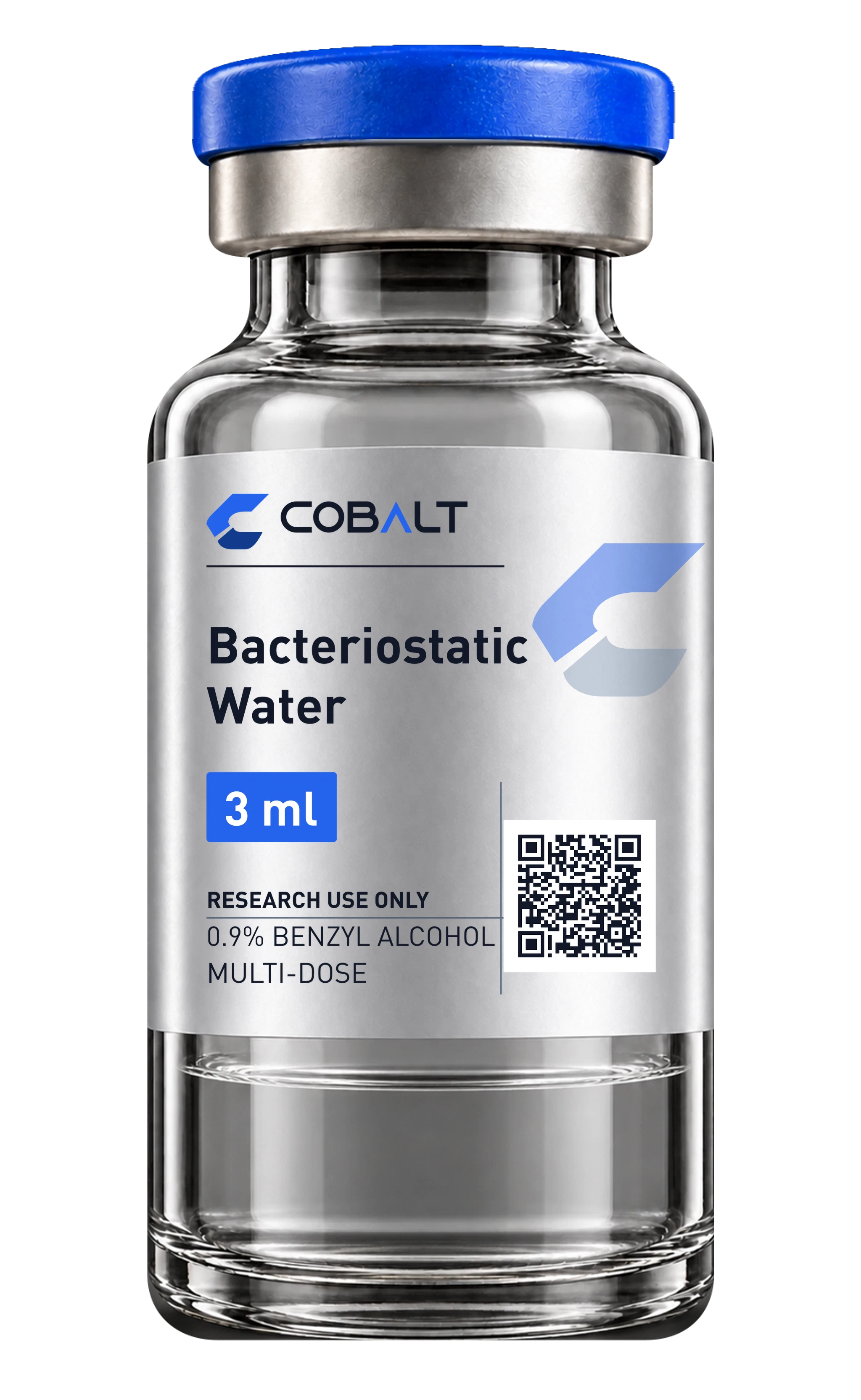 Bacteriostatic Water Silver Satin vial preview
